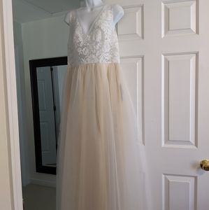 Custom handmade wedding dress, NEW